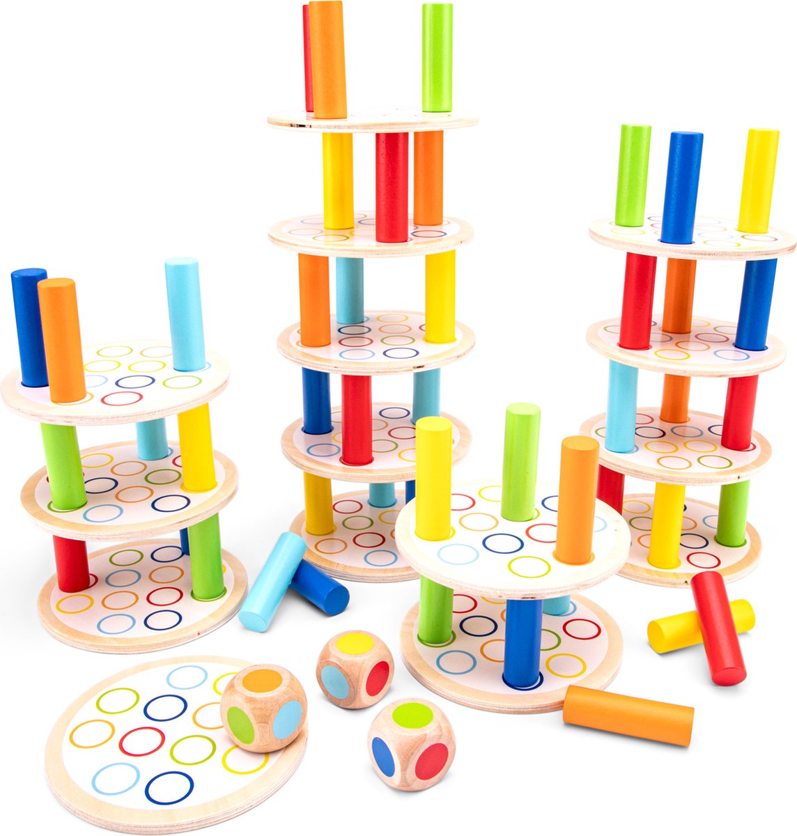 New Classic Toys Houten Torenspel - Balanseer Spel