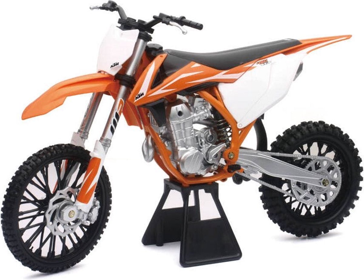 New Ray KTM SXF450 Mini Crossmotor 1/6 Schaalmodel Oranje