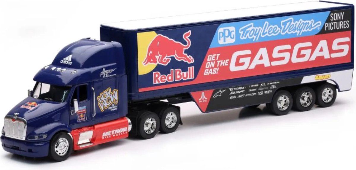 New-Ray Red Bull GASGAS Motocross Vrachtwagen Truck 1/32 Schaalmodel - 11053