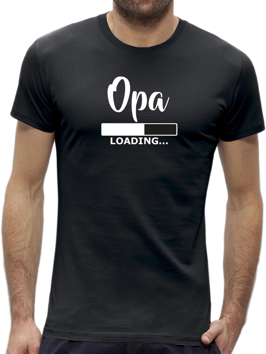 Aanstaande opa cadeau / verrassen met Loading shirt / Heren maat XL / Origneel wordt opa kado