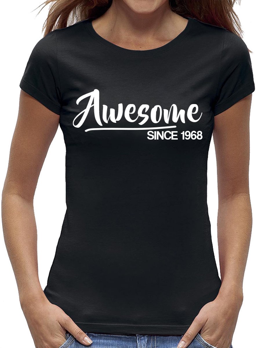 Sarah 50 jaar t-shirt / kado tip / dames maat M / cadeau