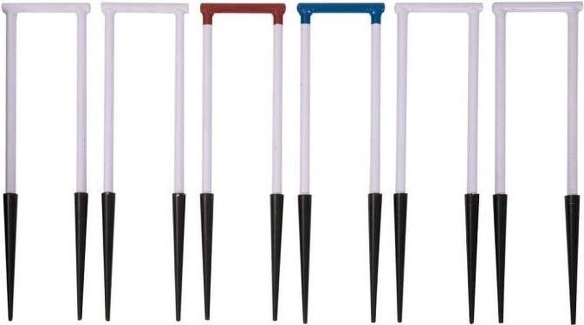 Prachtige 6 persoons Professionele Croquet set met Trolley