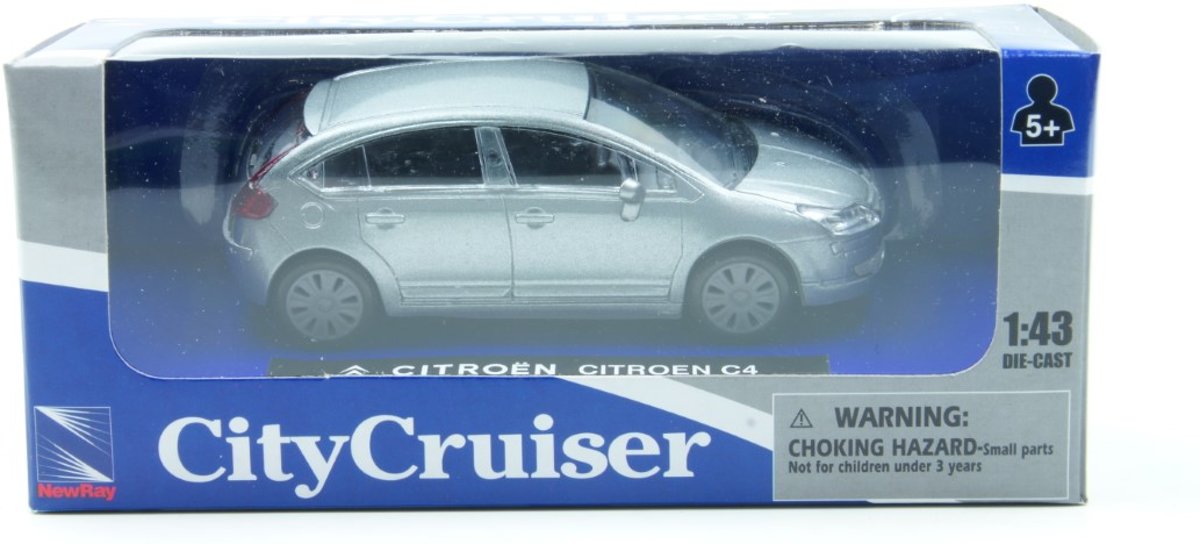 Citroën C4 2004 Grijs 1:43