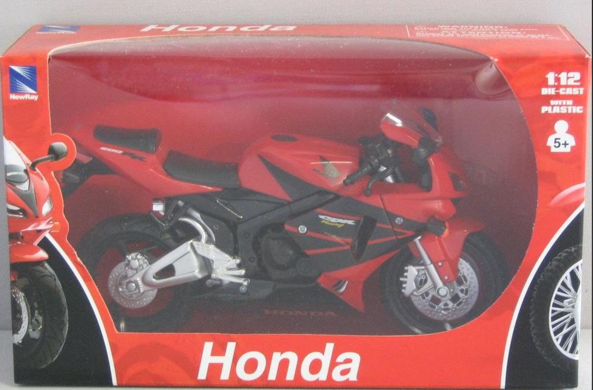 Honda CBR600R 2006  1:12 NewRay Rood / Zwart 42443