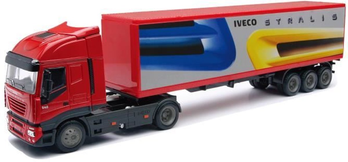 NIEUWE RAY Truck IVECO Container - Miniatuur - 1/43 � - 36 cm