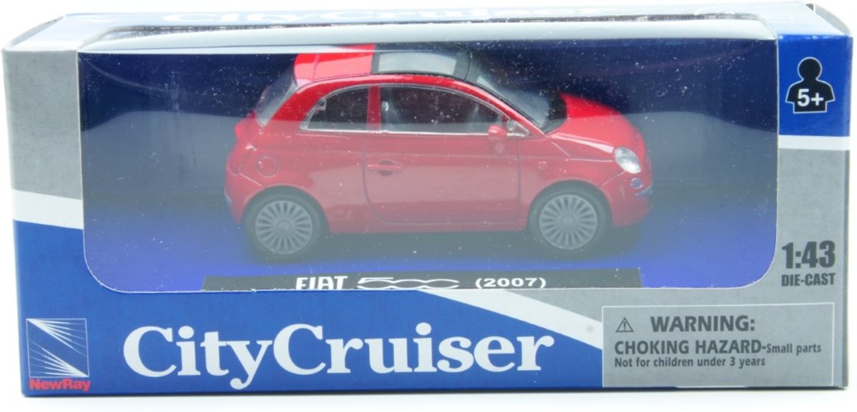 New Ray Fiat 500 Rood 1/43