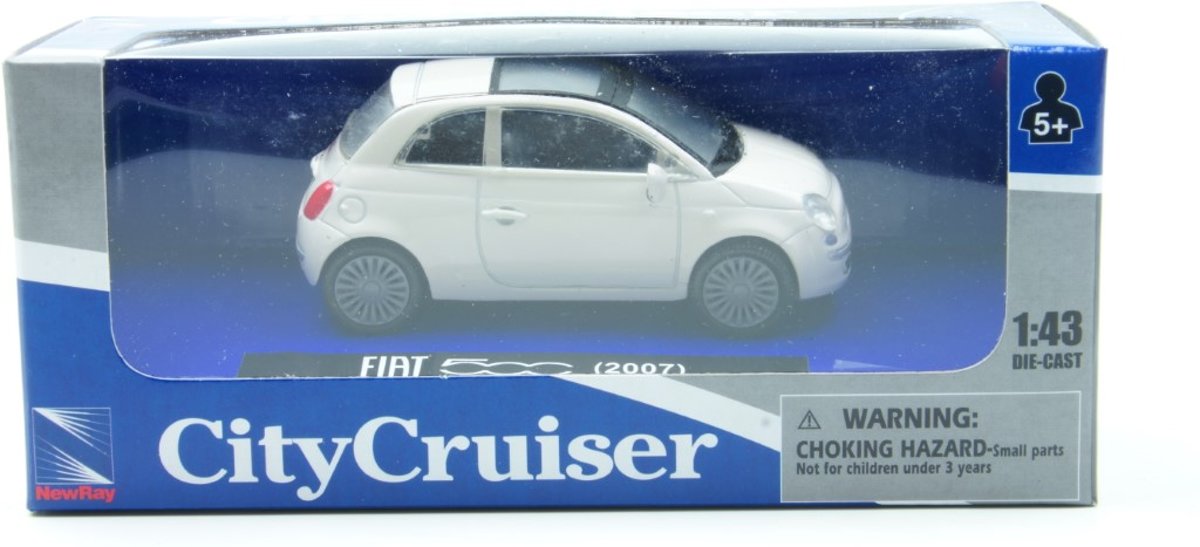 New Ray Fiat 500 Wit 1/43