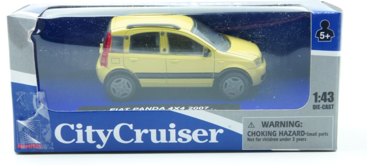 New Ray Fiat Panda Geel 1/43