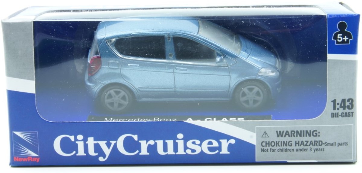 New Ray Mercedes-Benz A-Klasse Blauw 1/43