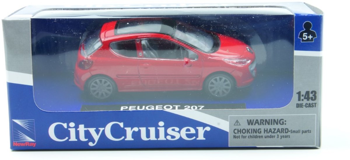 New Ray peugeot 207 Rood 1/43