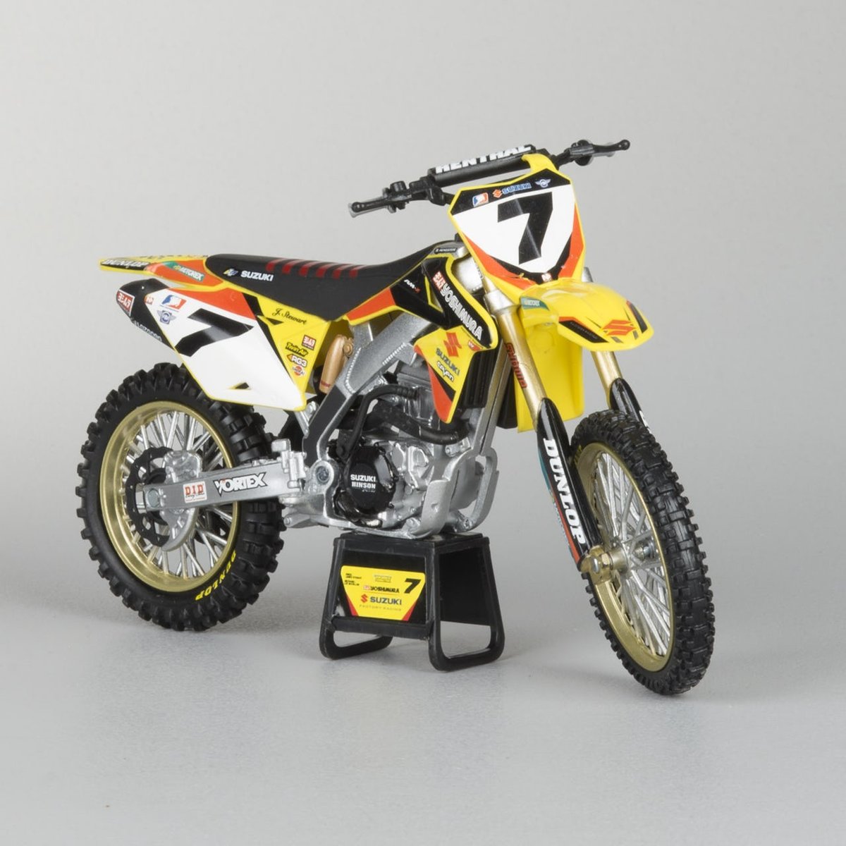 NewRay James Stewart Suzuki RMZ450 Crossmotor 1/12