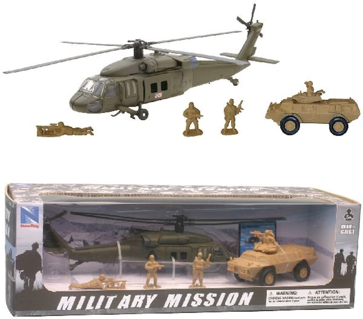 Newray 1:60 Military Hawk+4x4