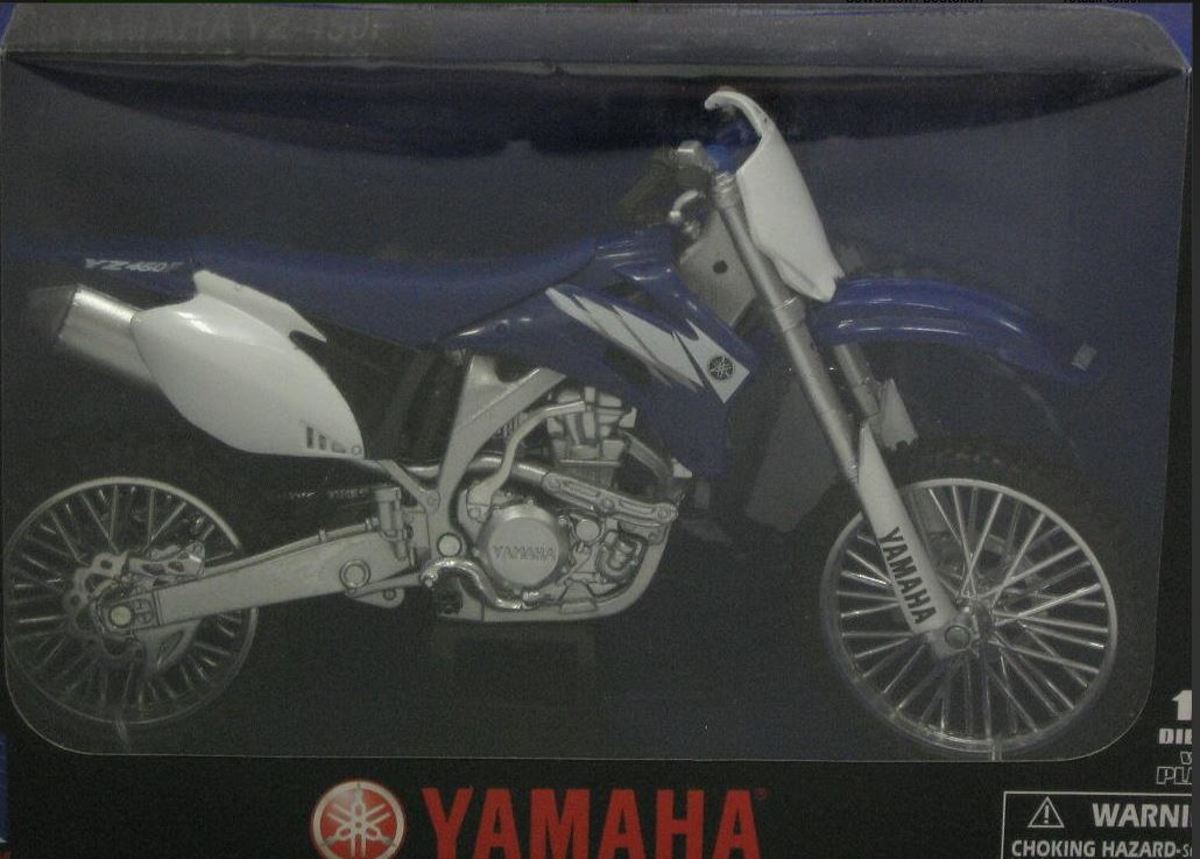 Yamaha YZ 450F 1:12 NewRay Blauw / Wit 42693