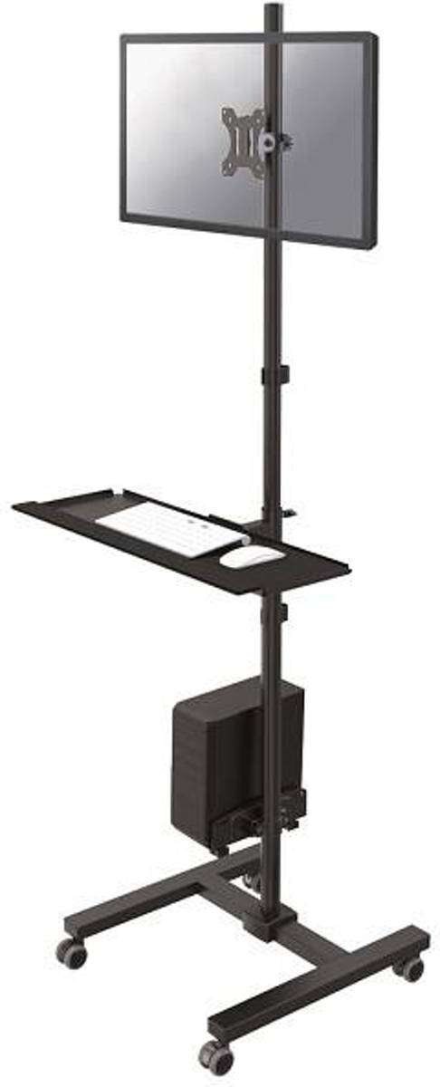 NEWSTAR FPMA-MOBILE1700 Workplace Floor Stand monitor keyboard mouse PC