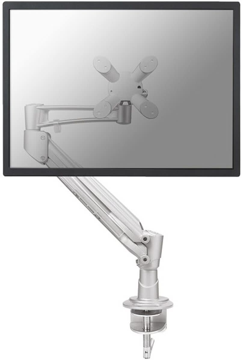 Newstar FPMA-D940HC - flexibele monitorarm met gasveer - geschikt voor monitoren t/m 37 inch - zilver