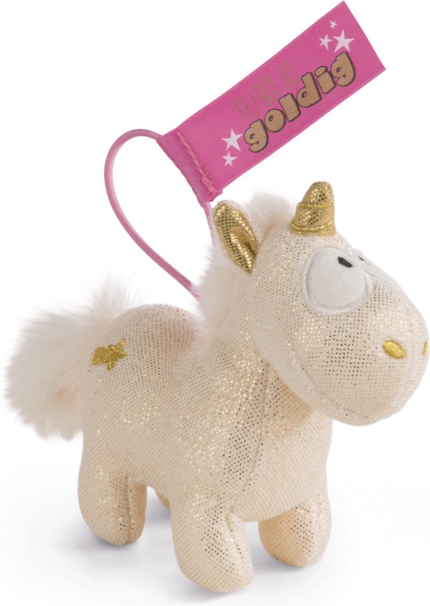 Nici Knuffel Shooting Star Junior 11 Cm Polyester Goud