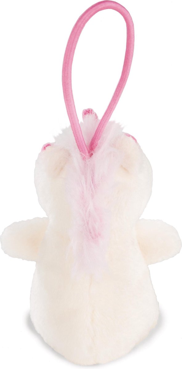 Nici Knuffel Unicorn Theodor Junior Pluche 8 Cm Wit/roze