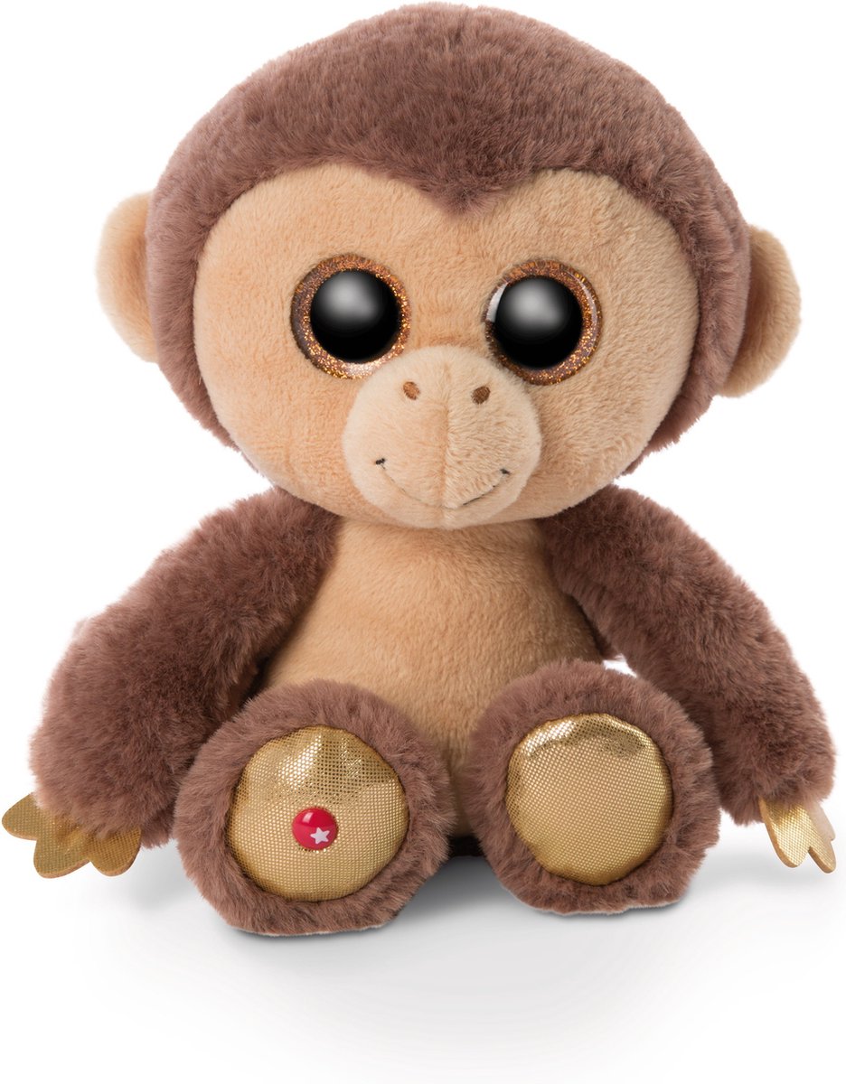 Nici Knuffelaap Monkey Hobson 25 Cm Polyester Bruin