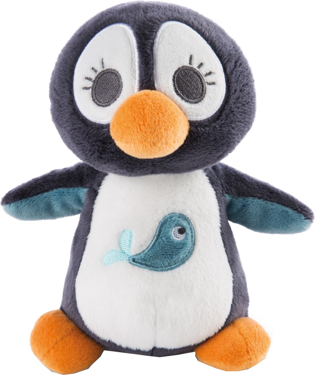 Nici Knuffeldier Pinguïn Watschili 3d 17 Cm Pluche Zwart/wit