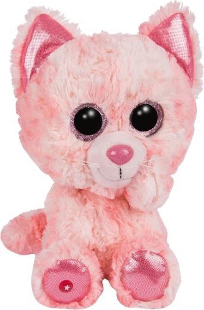 Nici Knuffelkat Glubschis Dreamy Junior 15 Cm Pluche Roze