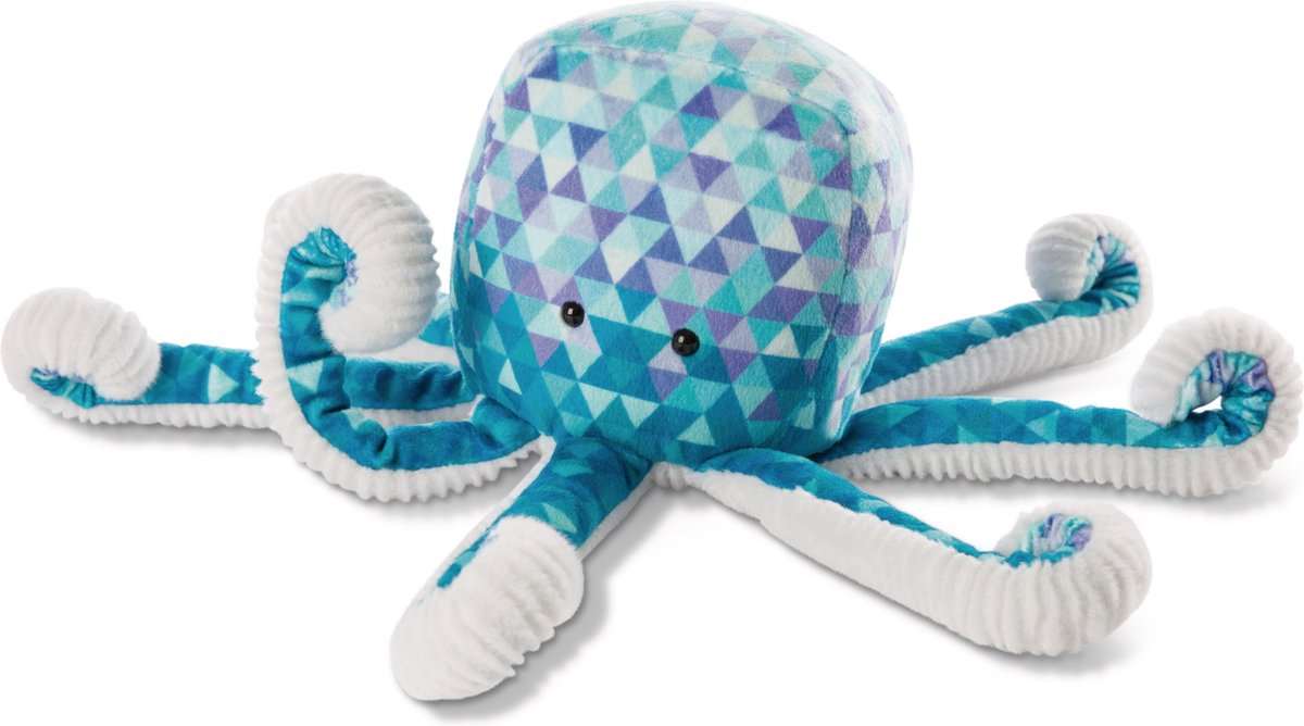 Nici Knuffeloctopus Atlantic Friends Junior 18 Cm Pluche Blauw