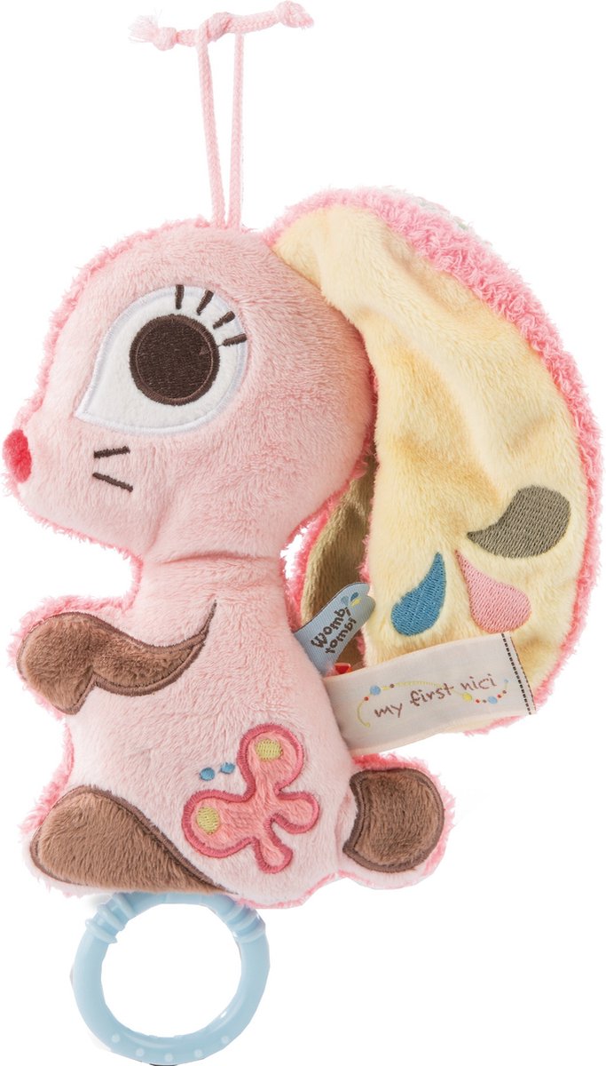 Nici Muziekknuffel Hopsalie 2d Konijn 20 Cm Pluche Roze