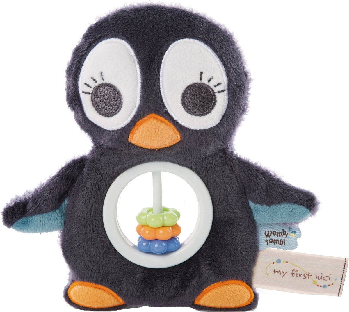 Nici Muziekknuffel Watschili Pinguïn 18 Cm Pluche Zwart