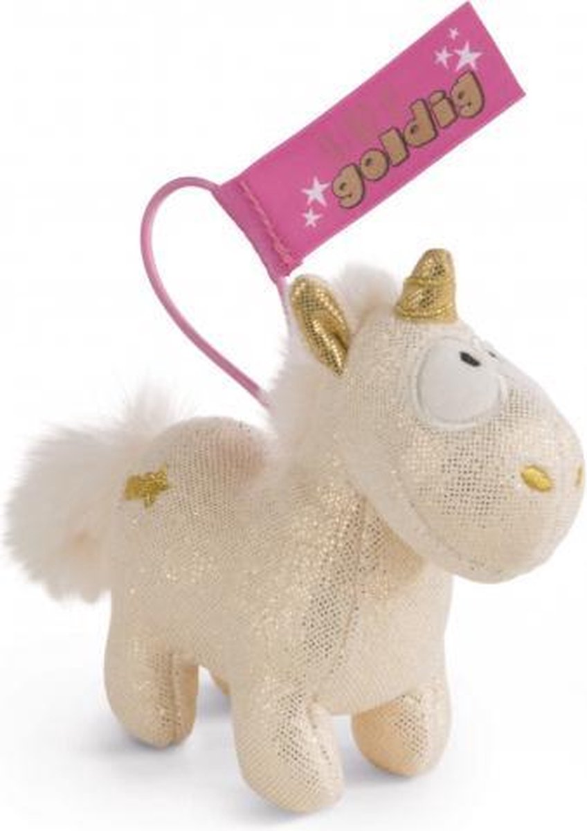 knuffel Shooting Star junior 11 cm polyester goud