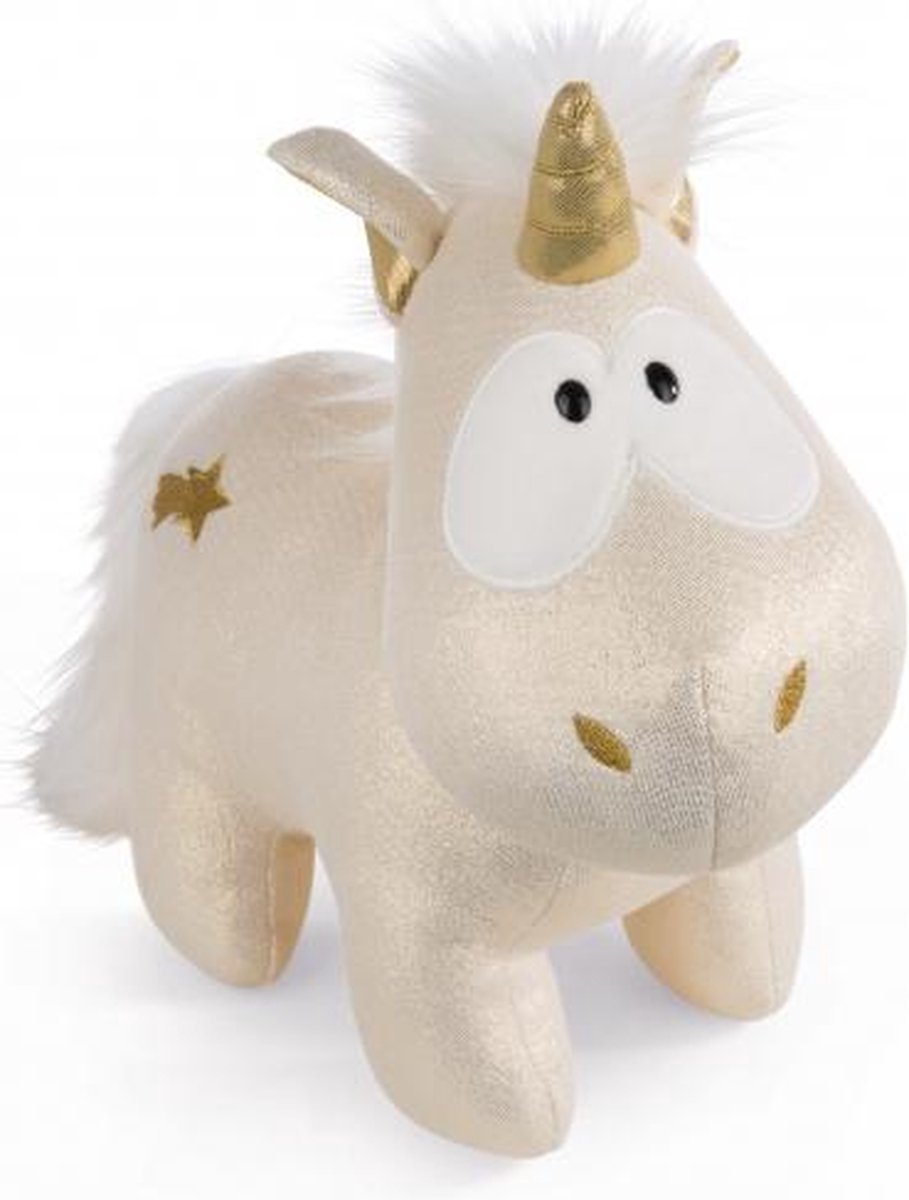 knuffel Shooting Star junior 32,5 cm polyester goud