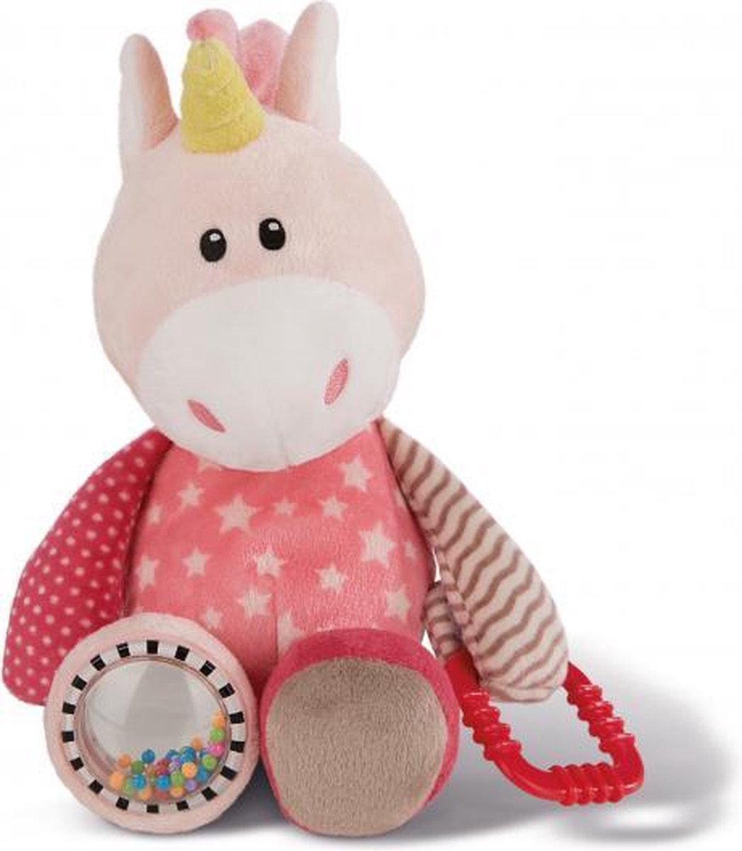 knuffel Unicorn Stupsi 25 x 14 x 10 cm pluche/polyester