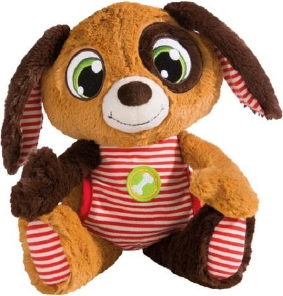 knuffeldier hond Woofl 38 cm pluche bruin