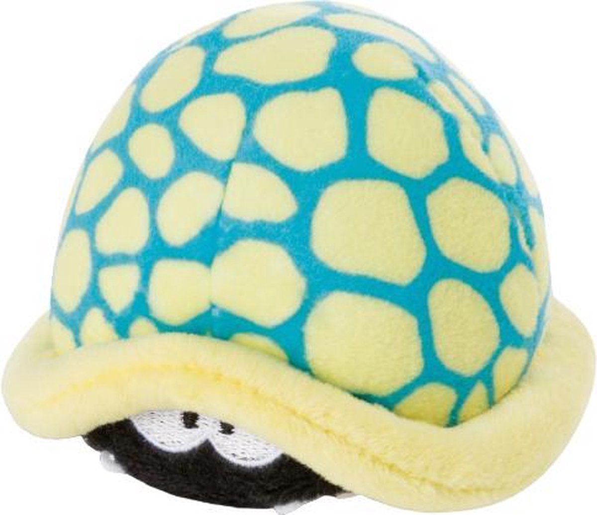 schildpad Helmut pull-back junior 11 cm pluche geel