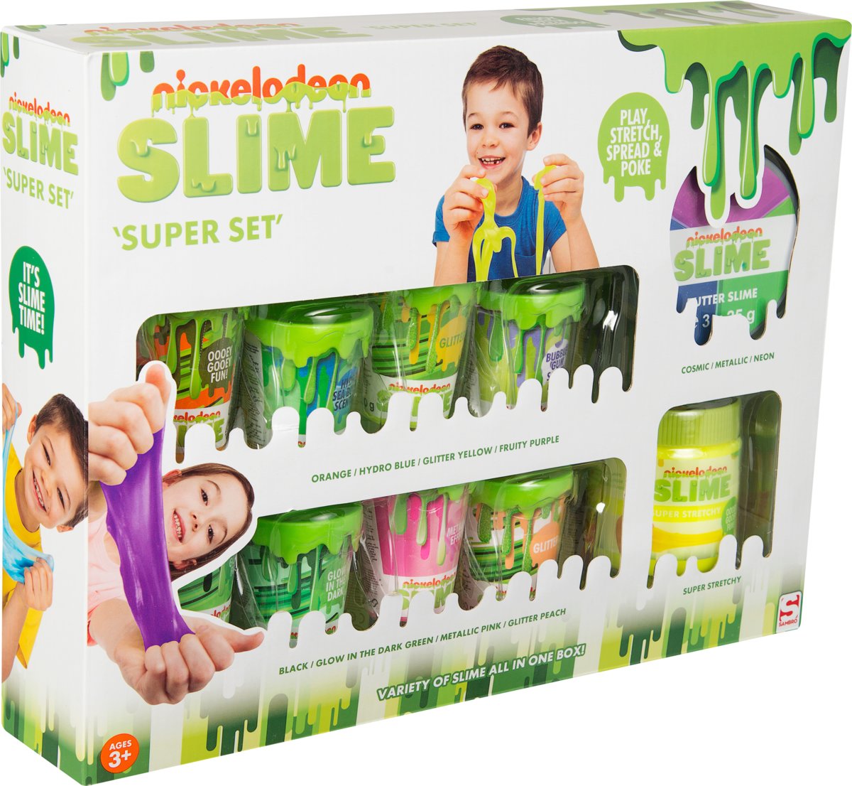 Nickelodeon Super Slijm Set (12-delig)