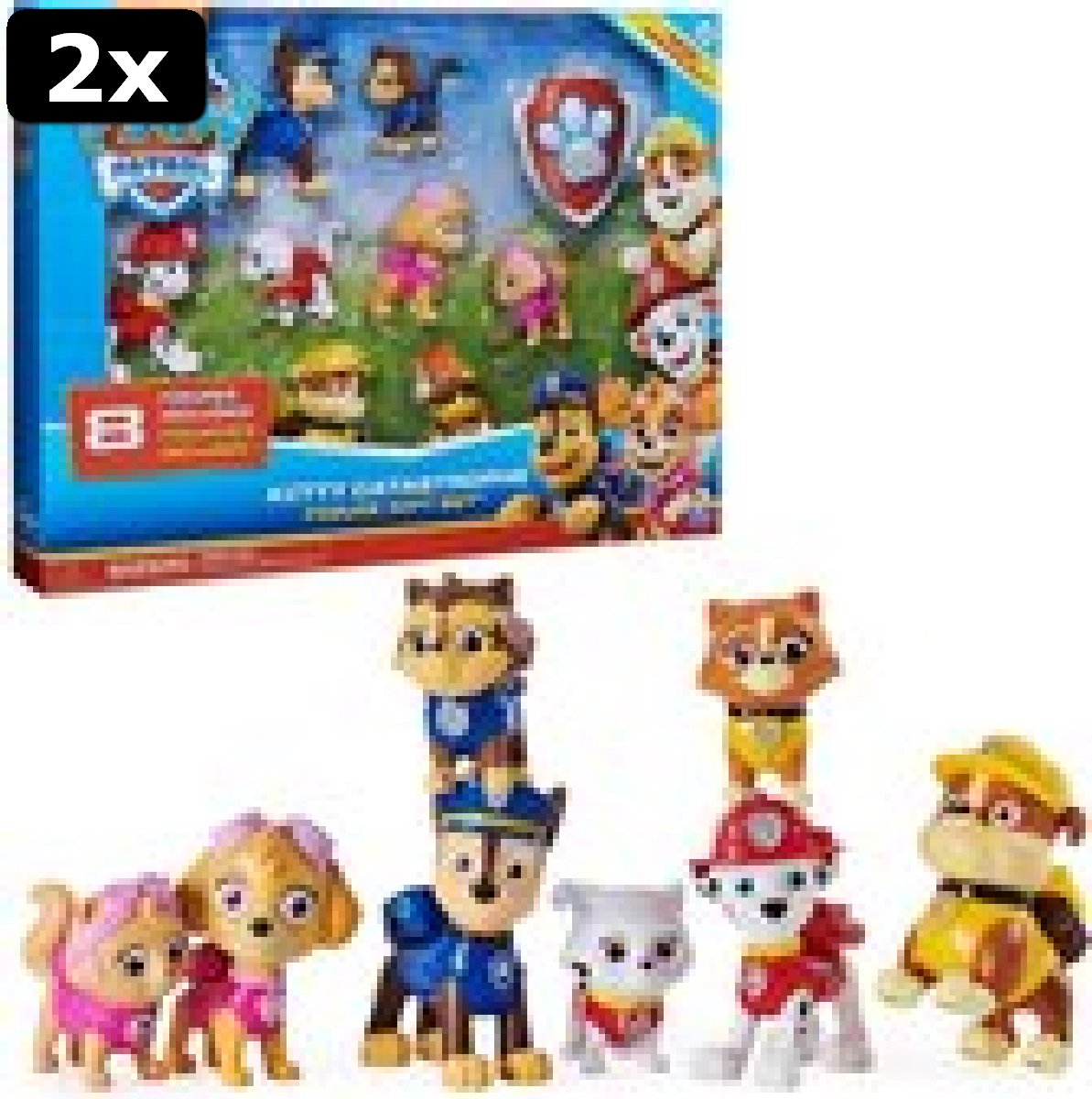 2x Nickelodeon Giftpack Kitty Catastrofe Paw Patrol Junior 8-delig