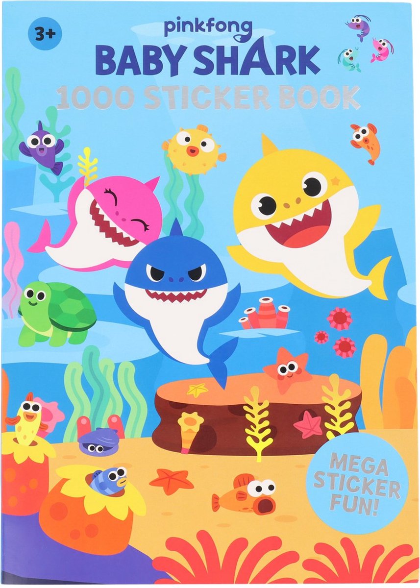   - Pingfong baby shark - 1000 stickerboek