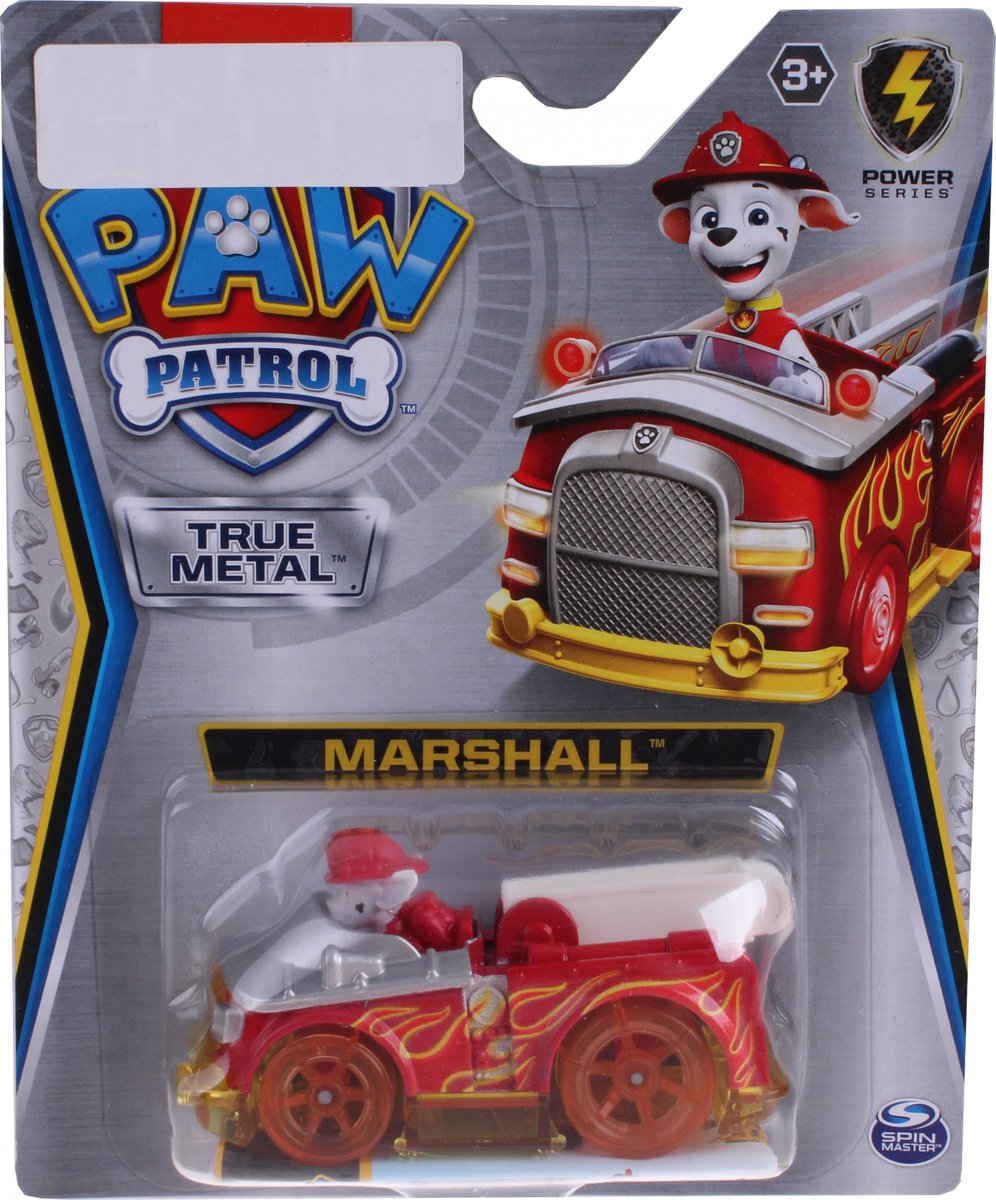 Nickelodeon Actievoertuig Paw Patrol Power Series Marshall Rood