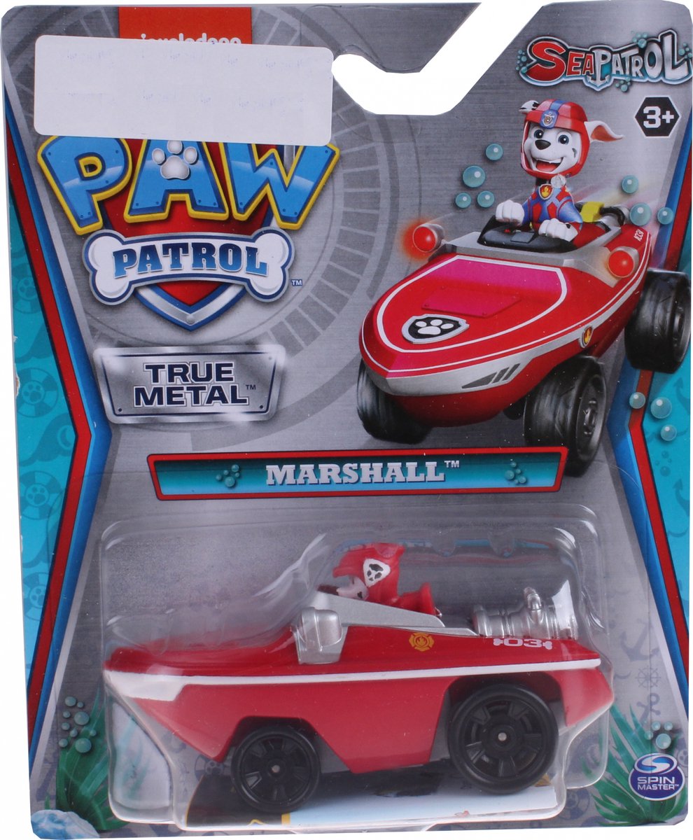 Nickelodeon Actievoertuig Paw Patrol Sea Patrol Marshall Rood