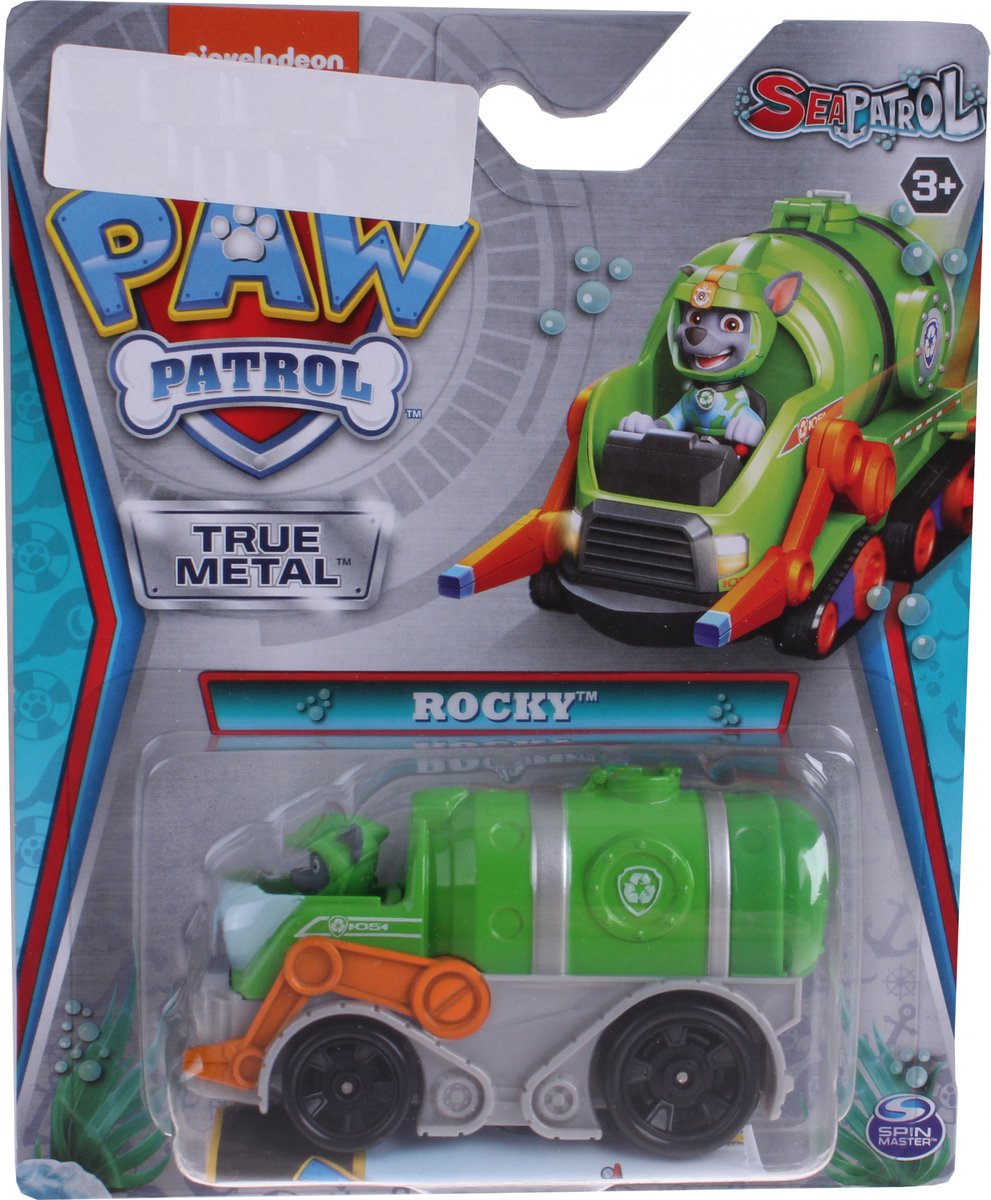 Nickelodeon Actievoertuig Paw Patrol Sea Patrol Rocky Groen