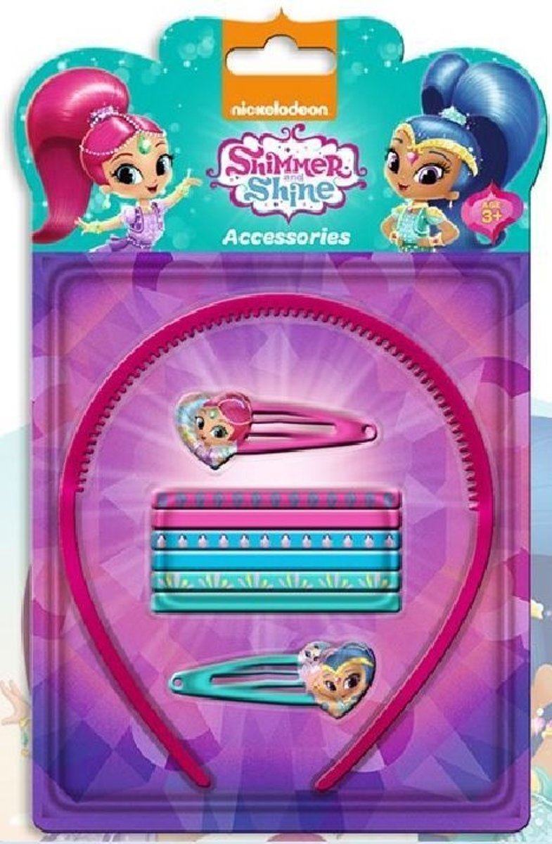 Nickelodeon Haaraccessoires Shimmer And Shine 9-delig Roze