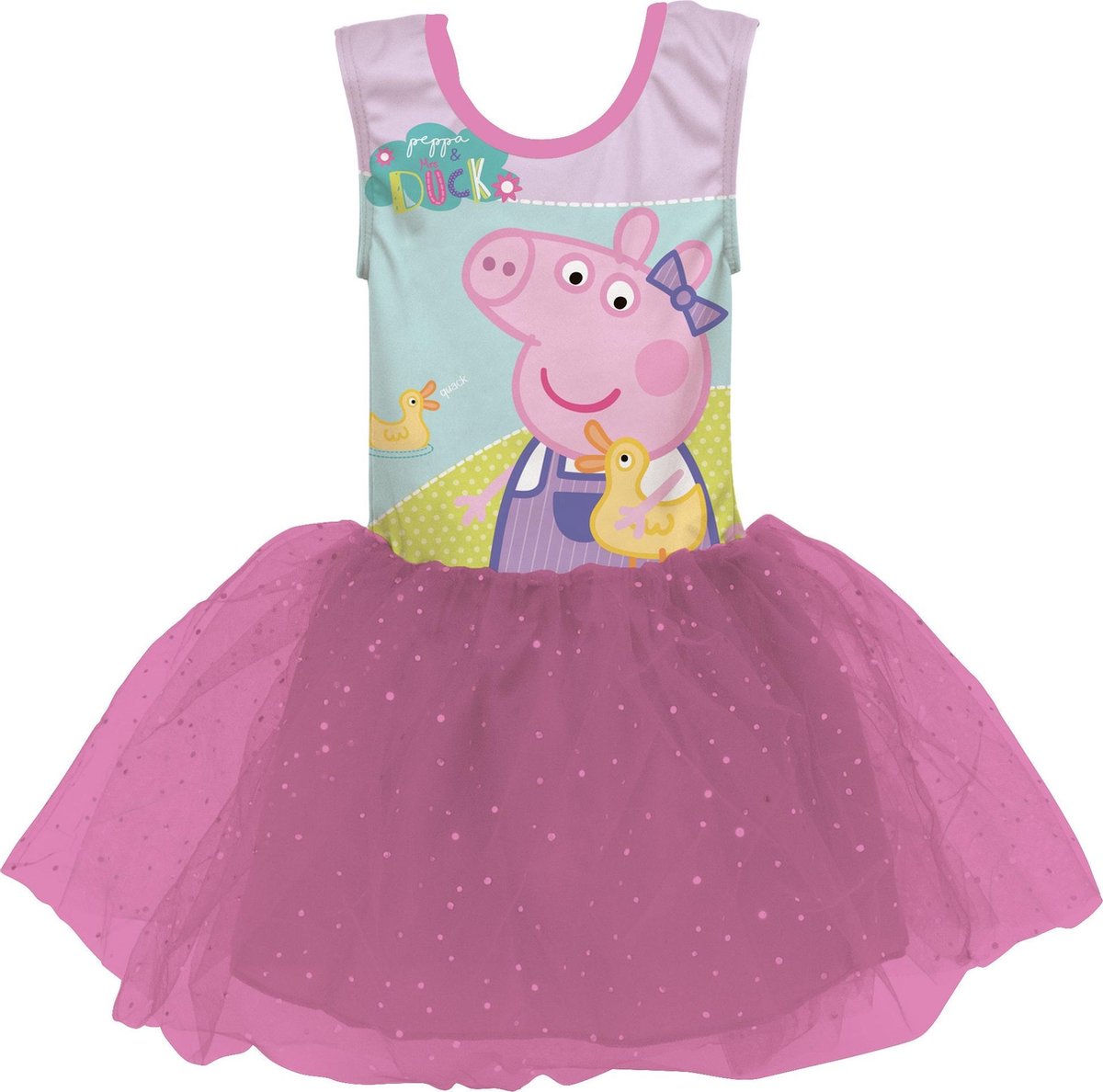 Nickelodeon Jurk Peppa Pig Meisjes Textiel Roze One-size Maat 6 Jaar