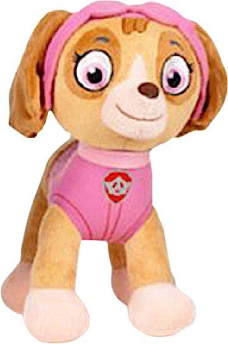 Nickelodeon Knuffel Paw Patrol Skye Junior 28 Cm Roze/bruin