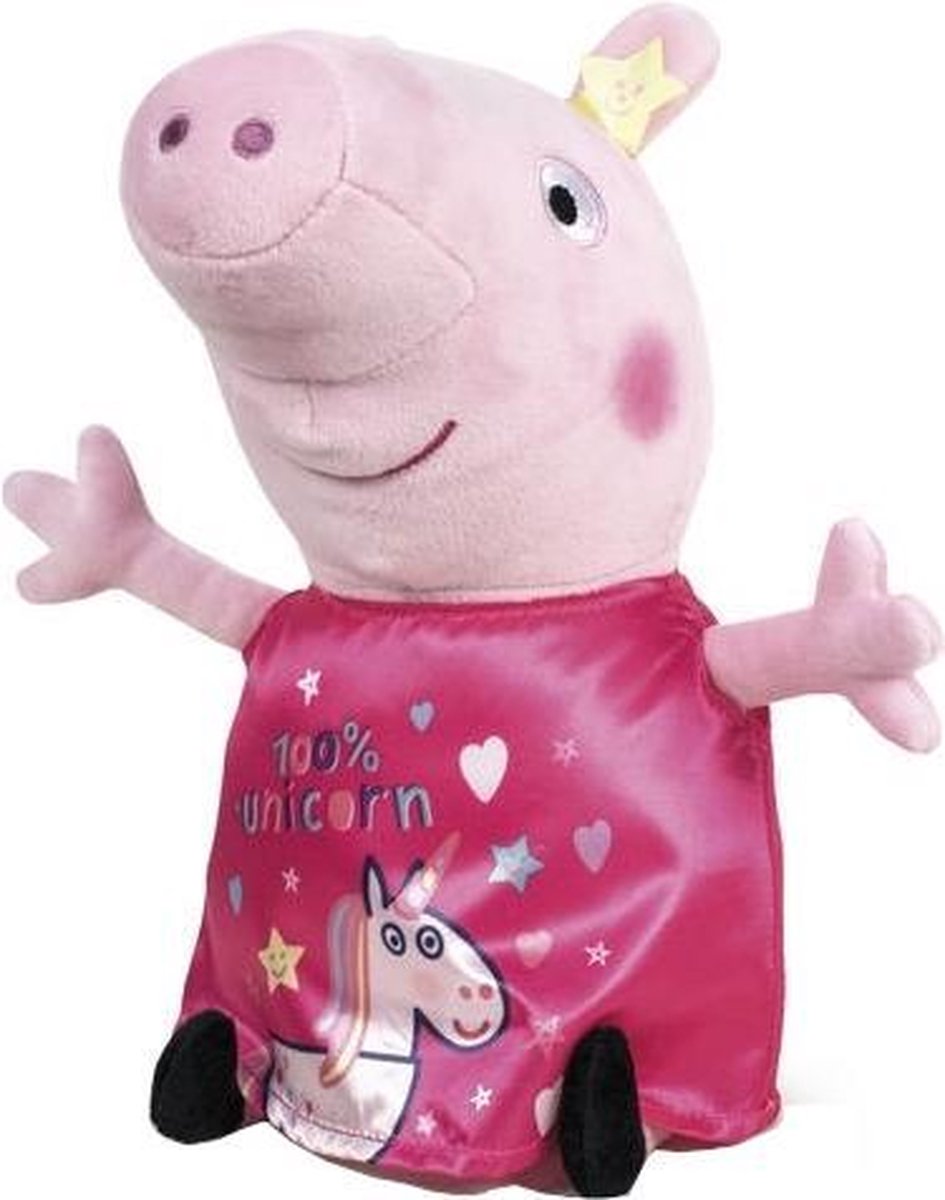 Nickelodeon Knuffel Peppa Pig Junior 27 Cm Pluche Roze