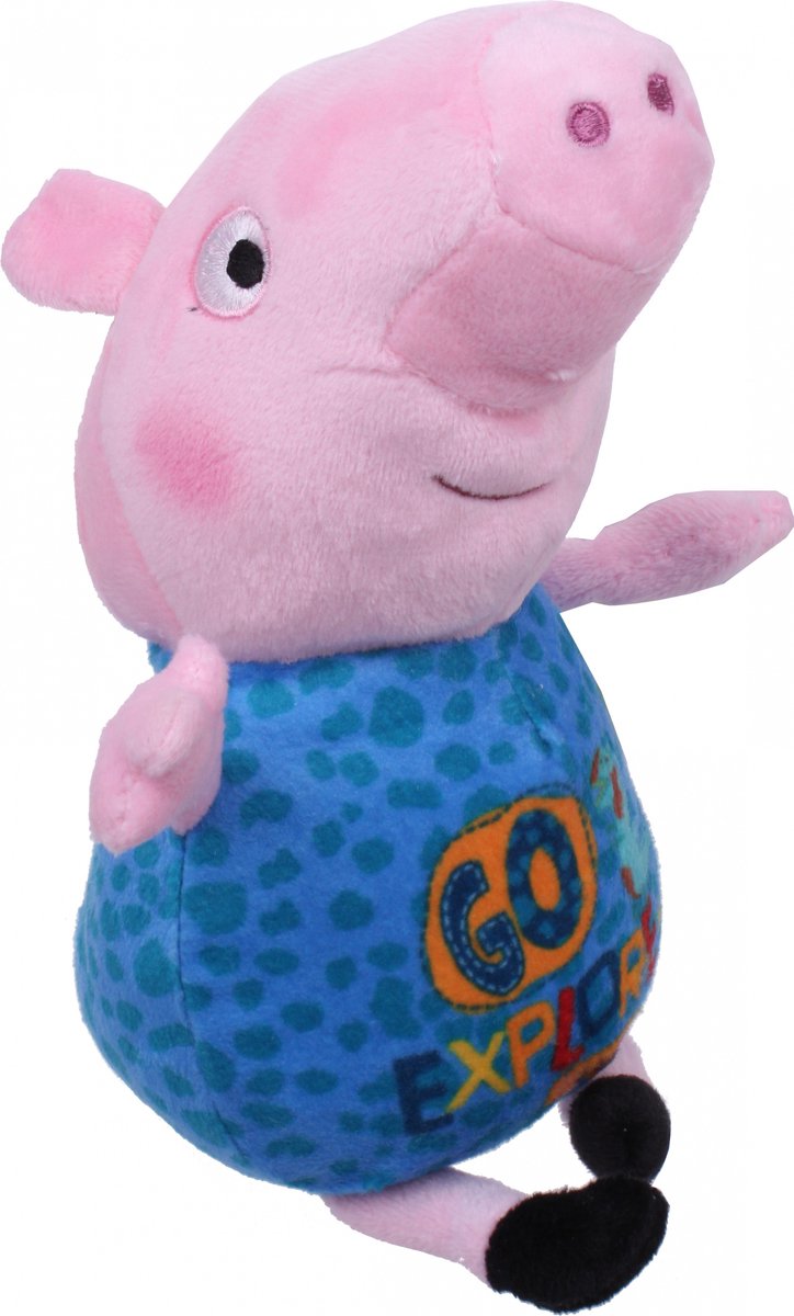 Nickelodeon Knuffel Peppa Pig Unicorn & Stars 20 Cm Pluche Blauw