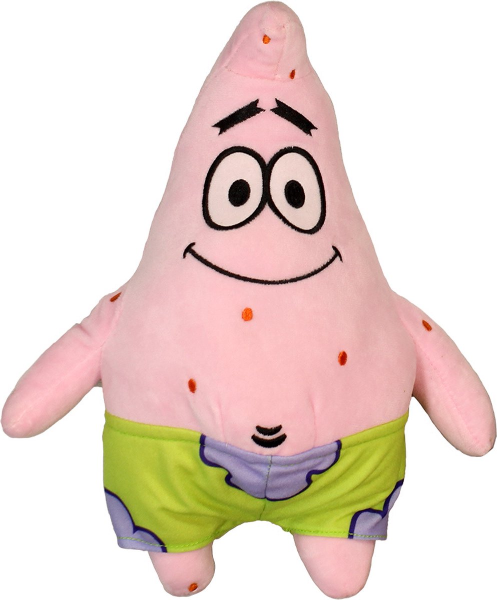 Nickelodeon Patrick Ster Pluche Knuffel 27cm - Officiële Merchandise