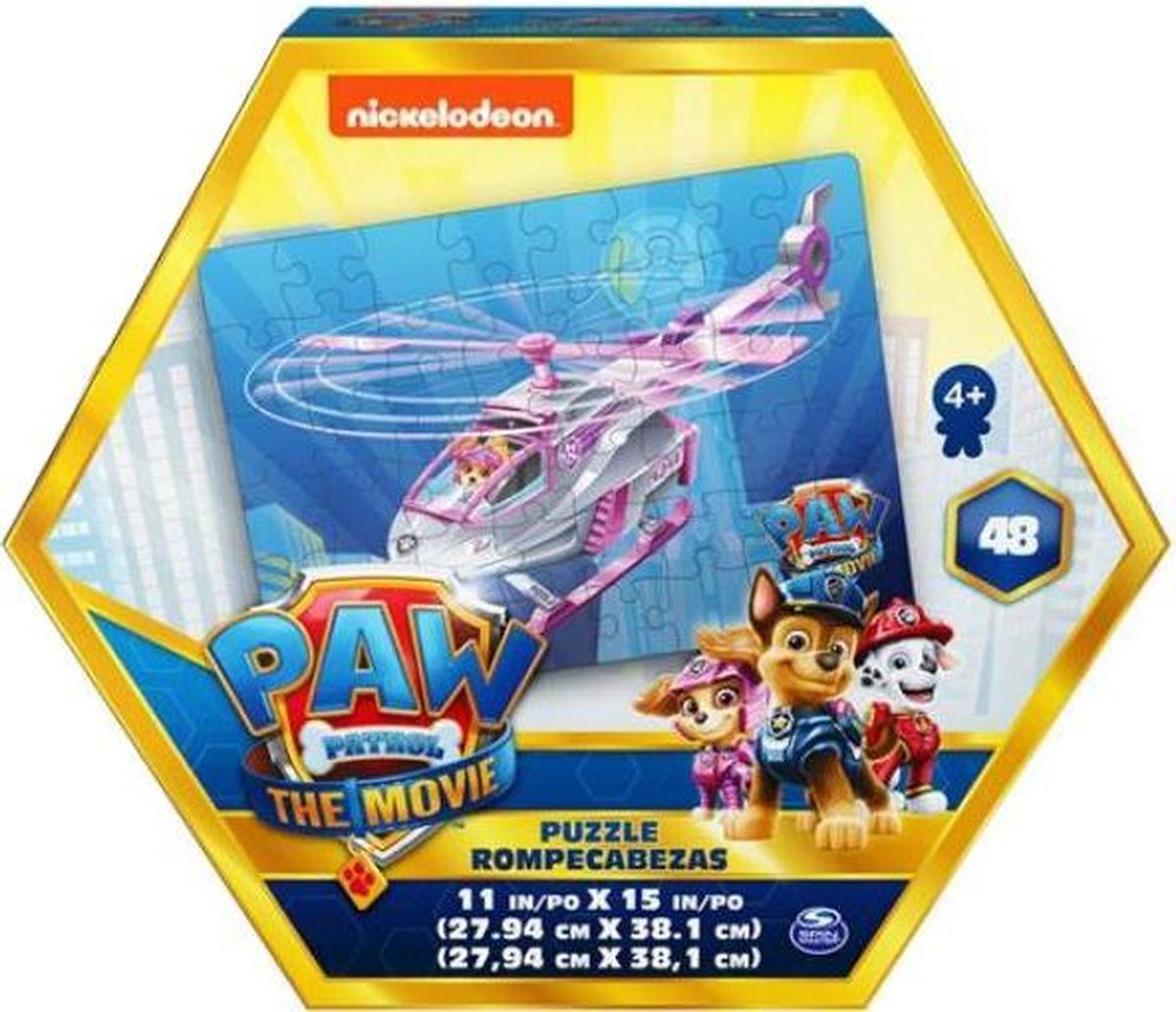 Nickelodeon Puzzel Paw Patrol Junior 28 X 38 Cm Roze 48-delig