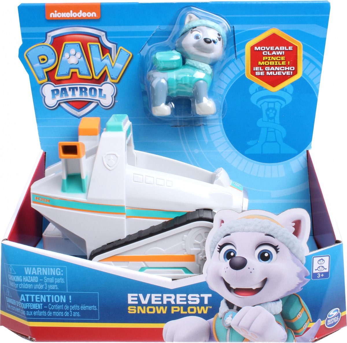 Nickelodeon Speelfiguur Everest Paw Patrol 12 Cm Wit 2-delig