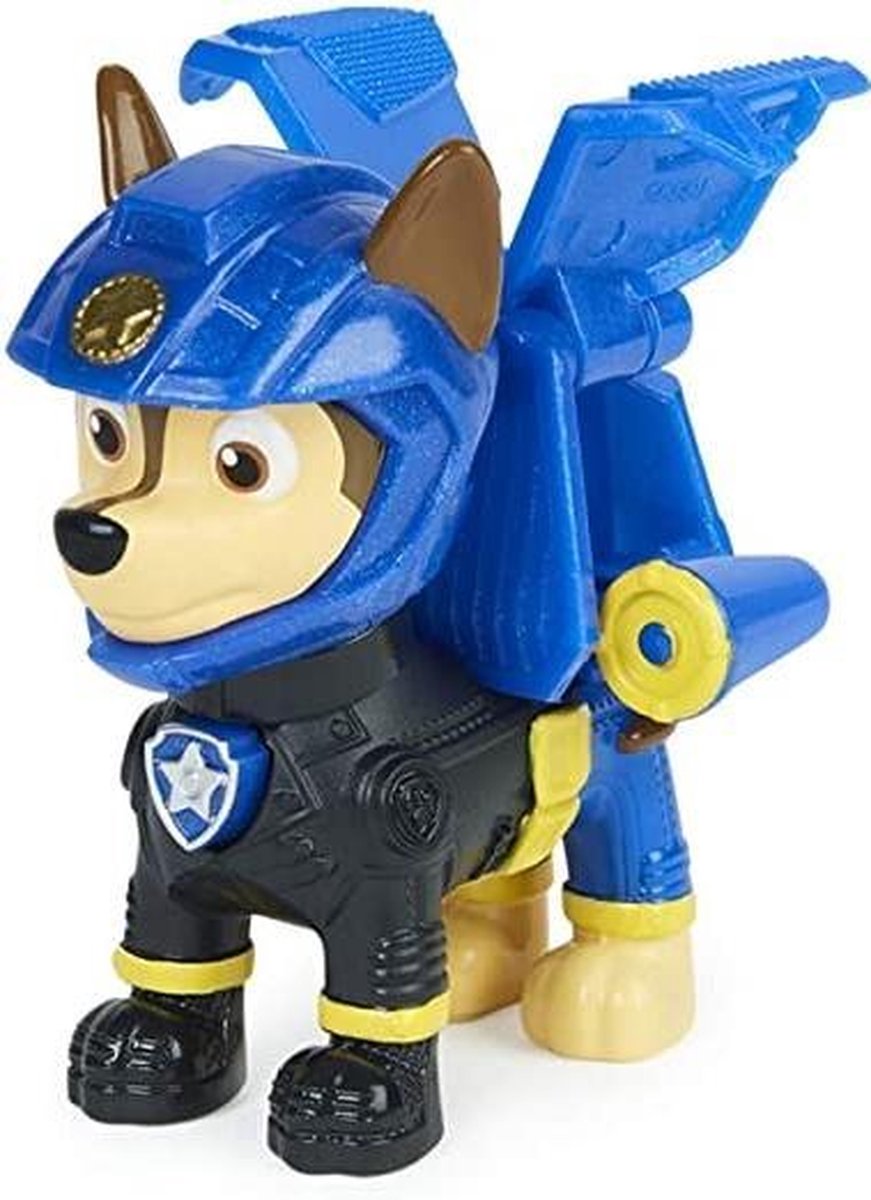 Nickelodeon Speelfiguur Paw Patrol Chase Junior Blauw 2-delig