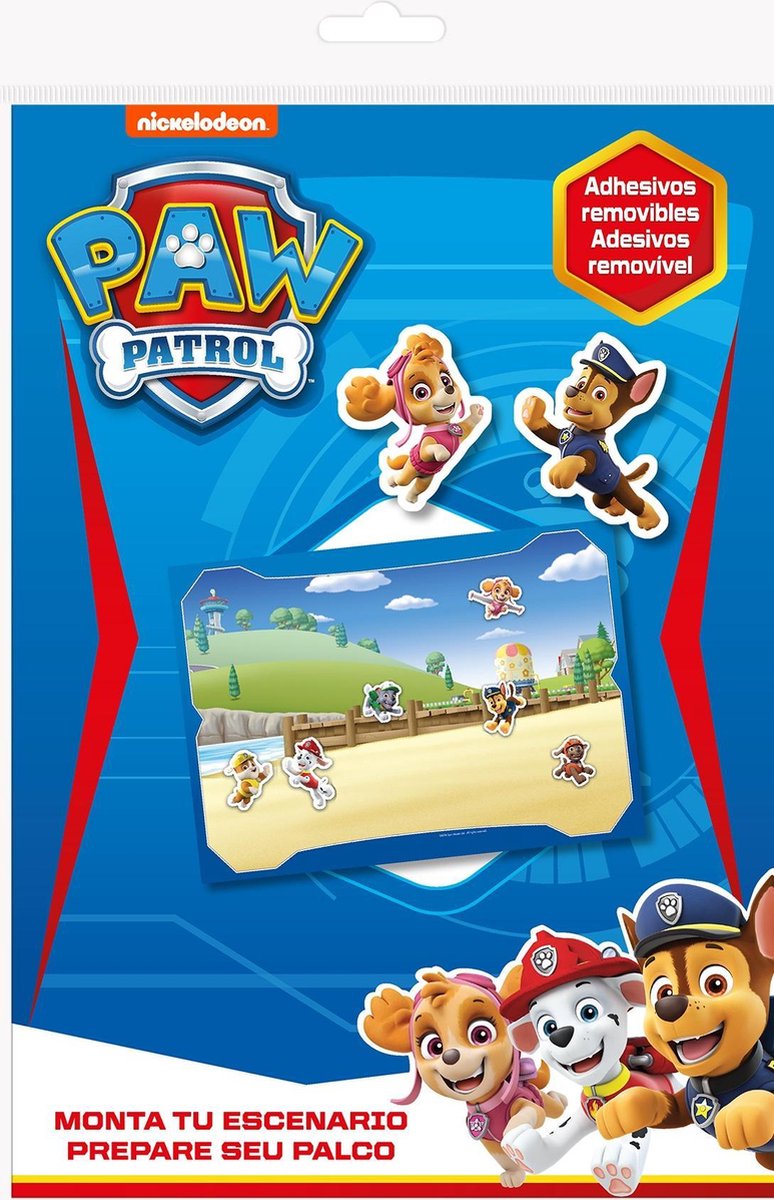   Stickervel Paw Patrol Junior Blauw