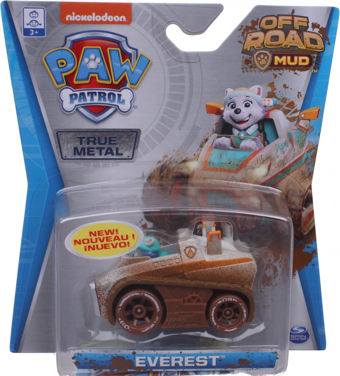 Nickelodeon Tank Paw Patrol Everest Off-road Mud Staal Bruin