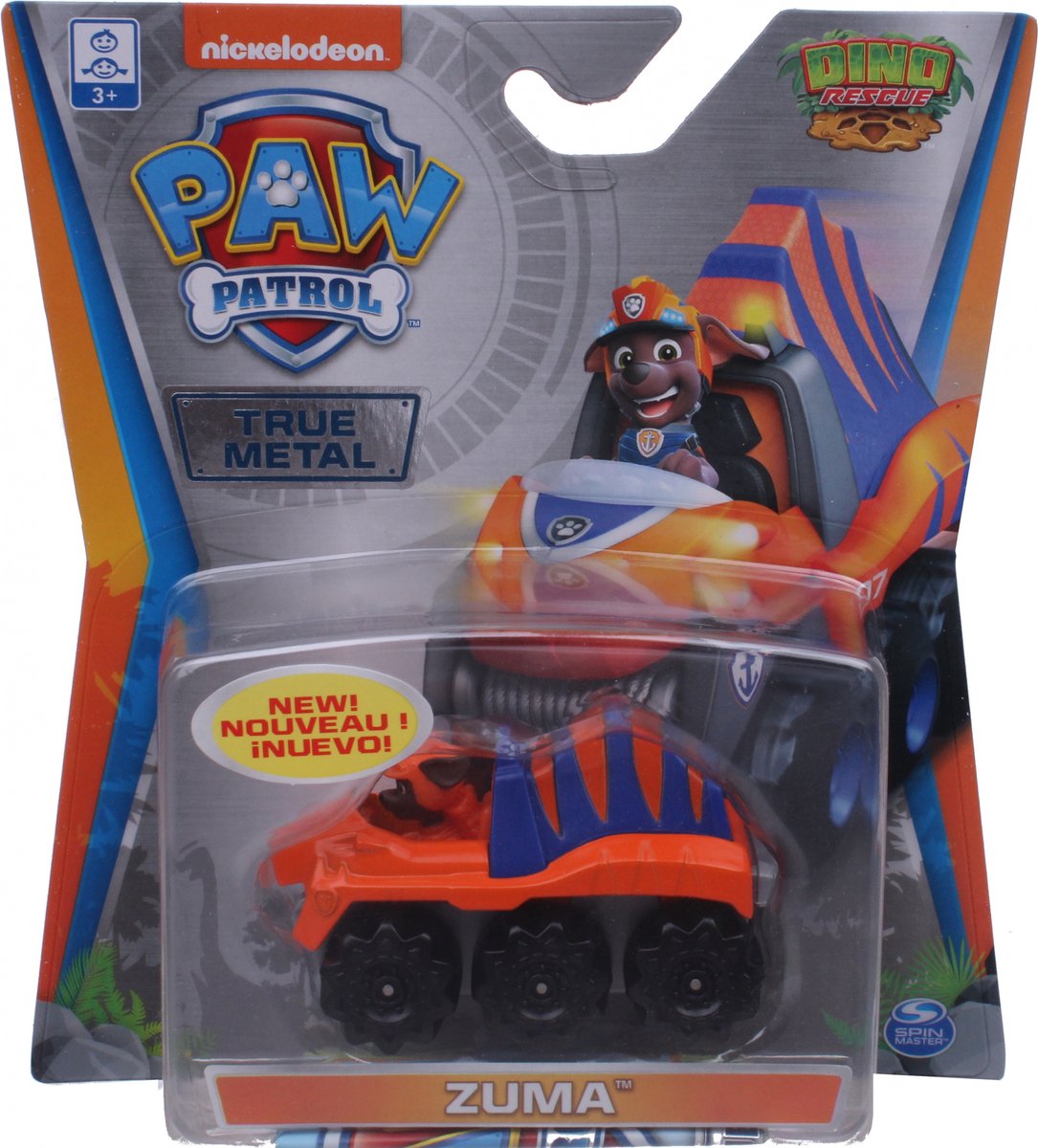 Nickelodeon Tank Paw Patrol Zuma Dino Rescue Oranje/blauw